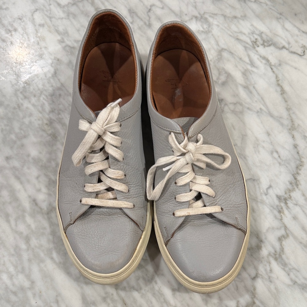 Rodd & Gunn Gray Leather Men's Sneakers